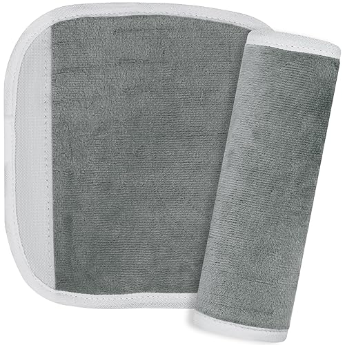 2Pcs Baby Car Seat Neck Cover for Kids, Children Seat Belt Cushion Cute Cartoon Pattern, Comfortable Soft Car Seat Belt Pads Cover Neck Support Travelling (Pink Flower) - Jamouz