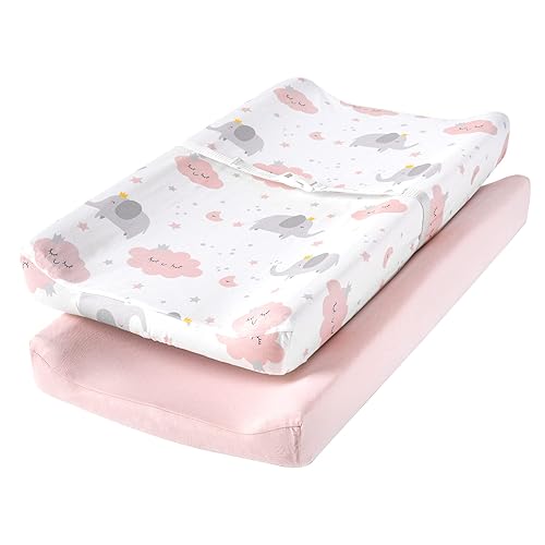 TILLYOU Changing Pad Cover Set 2 Pack and Changing Pad Liners 6 Pack - Jamouz