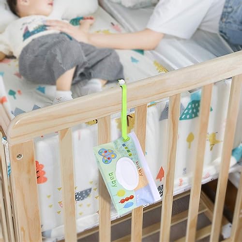 FEBSNOW 4 Pack Baby Wipe Dispenser, Portable Refillable Wipe Holder, Baby Wipes Container, Wipe Dispenser, Reusable Travel Wet Wipe Pouch (Geometric) - Jamouz