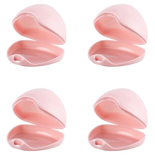 Accmor Pacifier Case, Pacifier Holder Case, Pacifier Container for Travel, BPA Free, Transparent, 2 Pack - Jamouz