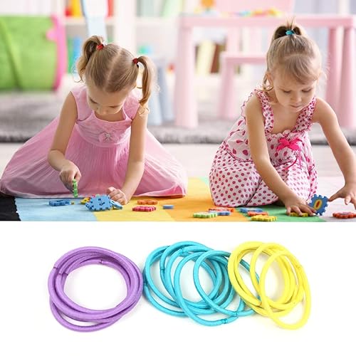 300PCS Black Elastic Hair Ties,2.2cm in Diameter No Crease Small Hair Elastics, Finger Rubber Hair Elastics Hair Ponytail Holders for Women Girls Toddlers Kids - Jamouz