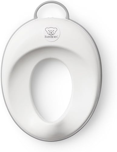 BABYBJORN Toilet Trainer, White/Gray, 1 Count (Pack of 1) - Jamouz