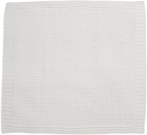 Barefoot Dreams CozyChic Lite Baby Receiving Blanket, Moonbeam, 30'x30' - Jamouz