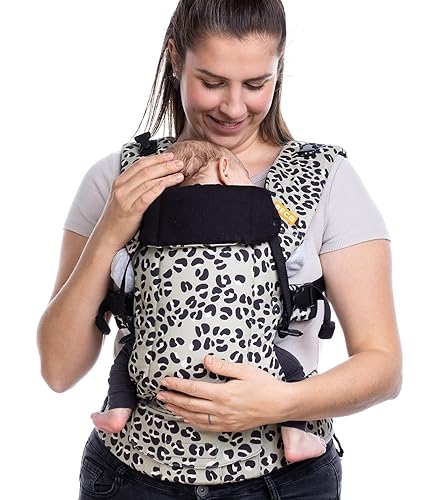 Beco Baby Carrier Gemini Newborn to Toddler-Front, Back and Hip Seat Carrier,Baby Carrier Backpack & Baby Front Carrier with Adjustable Seat,Ergonomic Baby Holder 7-35lbs (Grey) - Jamouz
