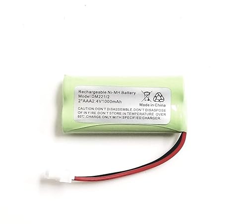 Battery DM222 DM221 Audio Baby Monitor Parent Unit ((2.4V NIMH 800Mah)) Ships from The USA - Jamouz