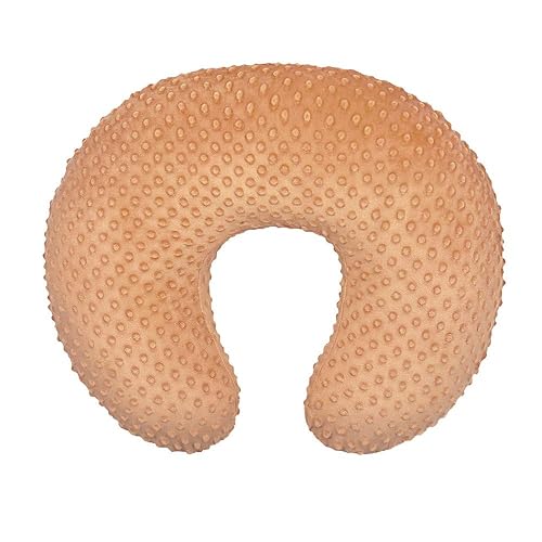 OWLOWLA Minky Nursing Cover, Breastfeeding Pillow Slipcover Fits Nursing Pillow for Baby Boy Girl(Baby Blue) - Jamouz