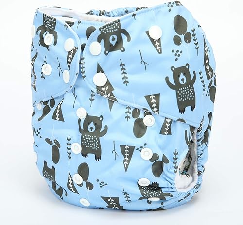 2 to 7 Years Old Junior Big Cloth Diaper Pocket Reusable Baby Kids Toddler (Be Brave) - Jamouz