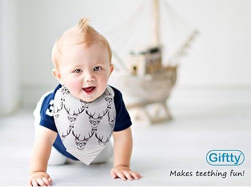 Giftty Baby Teething Bibs Set - Jamouz