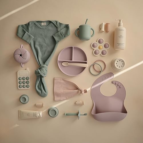 mushie Silicone Suction Plate | BPA-Free Non-Slip Design (Ivory) - Jamouz