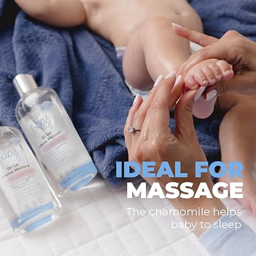 Baby Jolie Relaxing Baby Oil Gel with Shea Butter & Camomile Intensive Moisture 8Oz - Jamouz