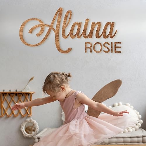 Personalized Baby Room Decor - Custom Name Sign - Wooden Name Signs for Nursery - Name Wall Decor - Names Signs for Kids Room - Personalized Name Signs - Baby Name Signs for Nursery - Jamouz