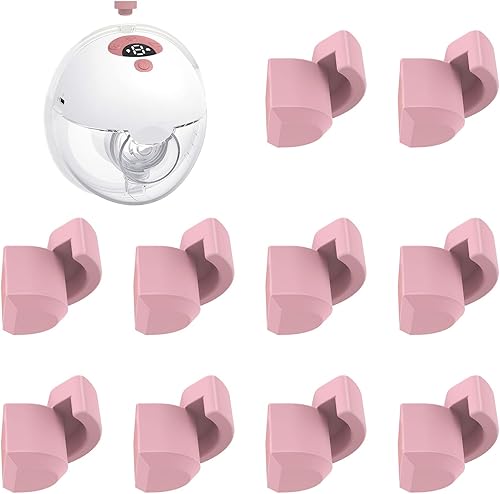 10PCS Breast Pump Parts, 6Pack Silicone Duckbill Valve & 4Pack Silicone Diaphragm Compatible with Momcozy M5 Wearable Breastpump, M5 Breast Pumps Replacement Accessories Breastfeeding Essentials Kit - Jamouz