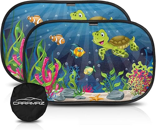 Car Window Shade for Baby with Certified UV-Protection 2 Pack - 20'x12' - Jamouz