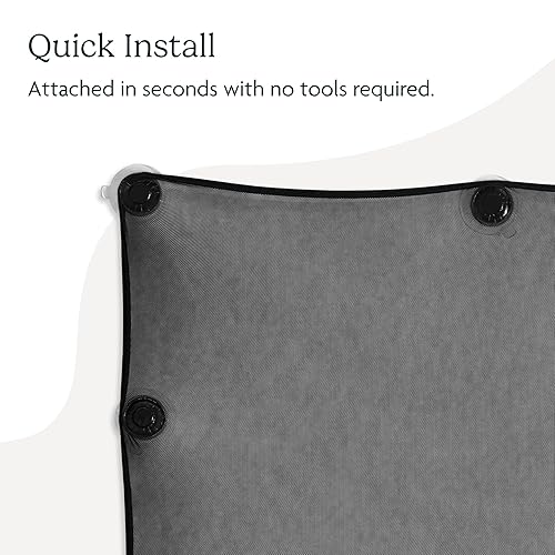 UPPAbaby Easy-Fit Sunshade, Ample Sun Coverage, Easy Grip Attachment - Jamouz