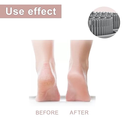 Shower Foot Scrubber,Shower Back Scrubber with Hook,Foot Washer with Suction Cups,Massager Cleaner Wash Brush(Blue) - Jamouz