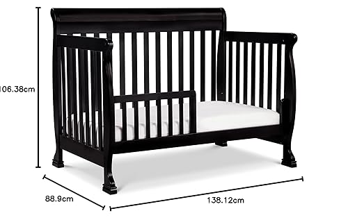 DaVinci Kalani 4-in-1 Convertible Crib in White, Greenguard Gold Certified - Jamouz