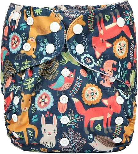 2 to 7 Years Old Junior Big Cloth Diaper Pocket Reusable Baby Kids Toddler (Be Brave) - Jamouz