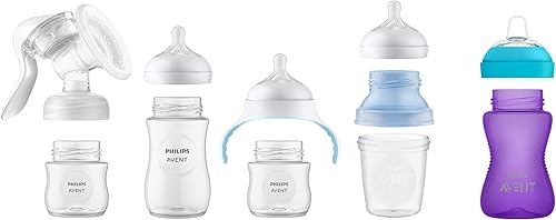 Philips Avent Natural Trainer Cup with Extra Fast Flow Natural Response Nipple (Flow 5) and Soft Spout, 5oz, SCF263/01 - Jamouz