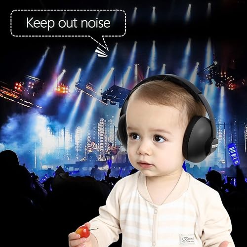 Baby Ear Protection Noise Cancelling Headphones for Babies for 3 Months to 3 Years (Blue) - Jamouz