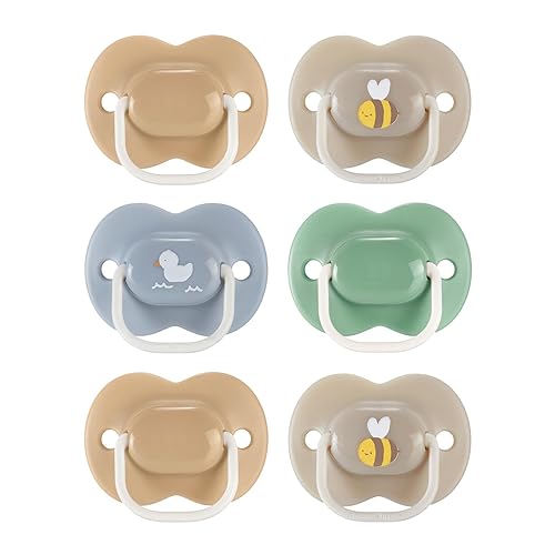 Tommee Tippee Fun Pacifier, 18-36 Months, 6 Pack with a Symmetrical, BPA Free Silicone Nipple - Jamouz