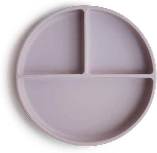 mushie Silicone Suction Plate | BPA-Free Non-Slip Design (Ivory) - Jamouz