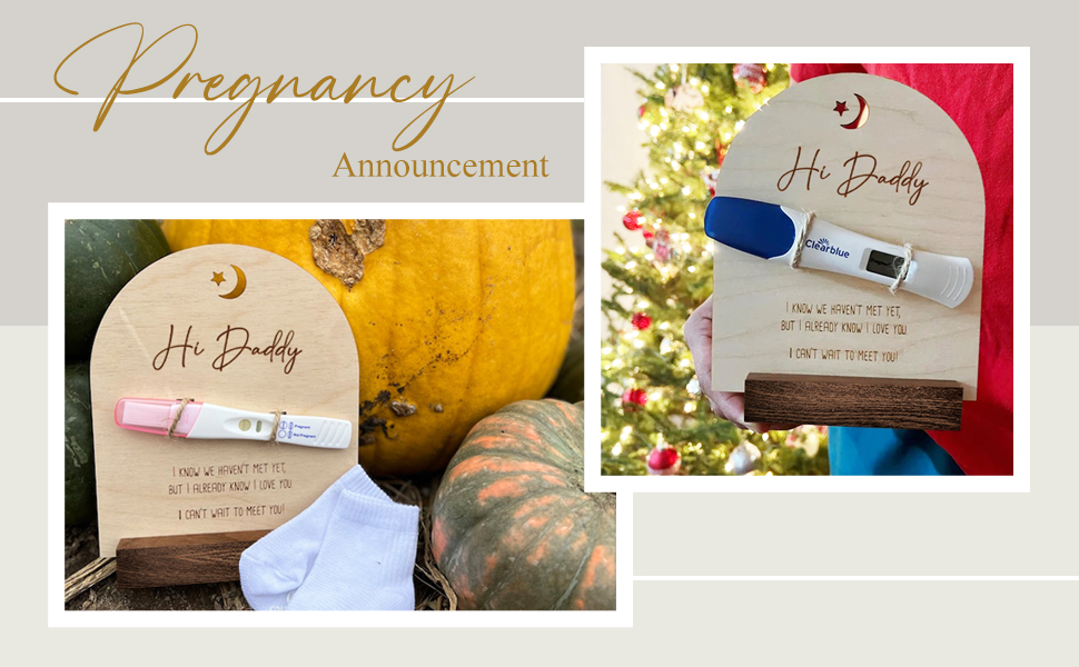 baby reveal for husband