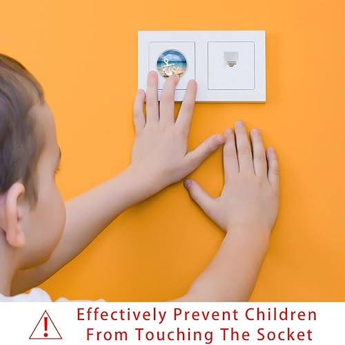 12 PCS Baby Child Proofing Outlet Covers, Electrical Safety Socket Protection Caps for 2-Prong Power Wall Plate Pure Black, czbhg-001 - Jamouz