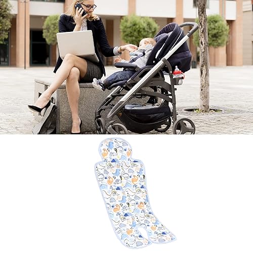 Baby Car Seat Cooler Pad Summer Chair Ice Cushion Baby Car Seat Cooler Pad Carseat and Stroller Cooling Pad for Stroller High Chair 26.8in * 13in - Jamouz