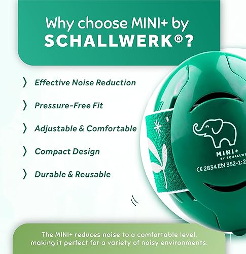 Schallwerk ® Mini+ Baby Ear Muffs – Noise Protection for Babies, Infants, Toddlers – CE & ANSI Certified Headphones - Jamouz