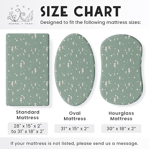 Baby Changing Pad Cover 2-Pack for Girls (Fleurette) - Premium Fitted Sheets Baby Diaper Changing Table Cover - Buttery Soft Cotton Blend - Jamouz