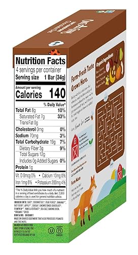 Once Upon a Farm Organic Soft Baked Kids' Bars, Mixed Berry | 8 Boxes, 32 Total Bars - Jamouz