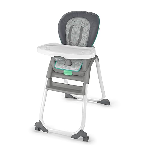 Ingenuity Full Course 6-in-1 High Chair - Baby to 5 Years Old, 6 Convertible Modes, 2 Dishwasher Safe Trays - Astro, 13108 - Jamouz