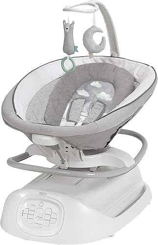 Graco Sense2Soothe 2-in-1 Baby Swing and Portable Rocker with Cry Detection Technology - Sailor - Jamouz