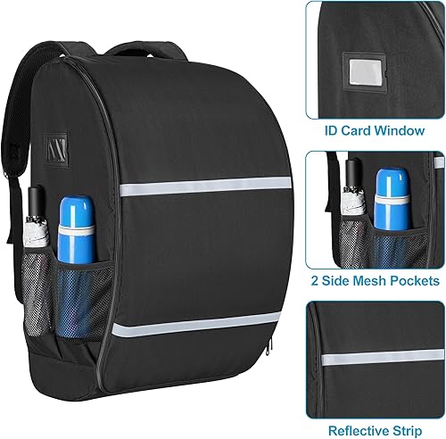 Car Seat Stroller Travel Bag Compatible with Doona for Airplane, Gate Check Stroller Backpack with 8mm Pearl Cotton Padding, Black, Patented Design - Jamouz