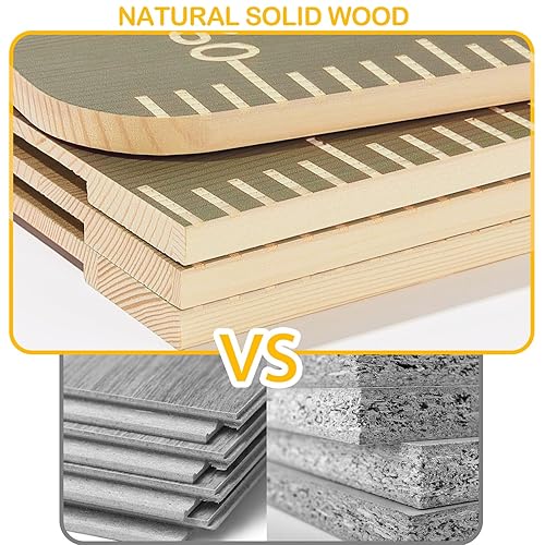 Growth Chart for Wall Wooden Height Chart for Kids Unicorn Castle Height Measurement for Wall Kids Height Wall Chart Kids Room Nursery Wall Decor - Jamouz