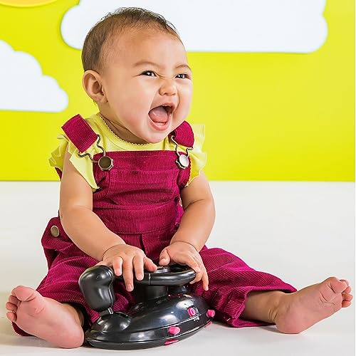 Bright Starts Ford F-150 4-in-1 Agate Black Baby Activity Center & Push Walker with Removable Interactive Steering Wheel-Toy, 6 Months and up - Jamouz