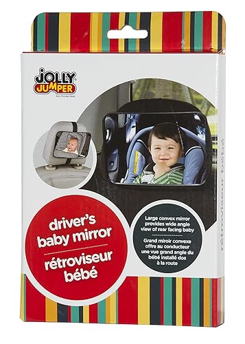 Jolly Jumper Driver's Baby Mirror - Carbon Black (Pack of 2) - Jamouz