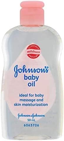 Johnson's Baby Massage Oil, 50 ml / 1.7 FL Oz - 3 Pack - Jamouz