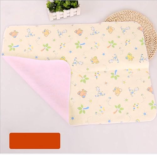 4pcs Pack Monvecle Baby Infant Cotton Waterproof Changing Pads Washable Resuable Diapers Liners Mats Small 18'x12' - Jamouz