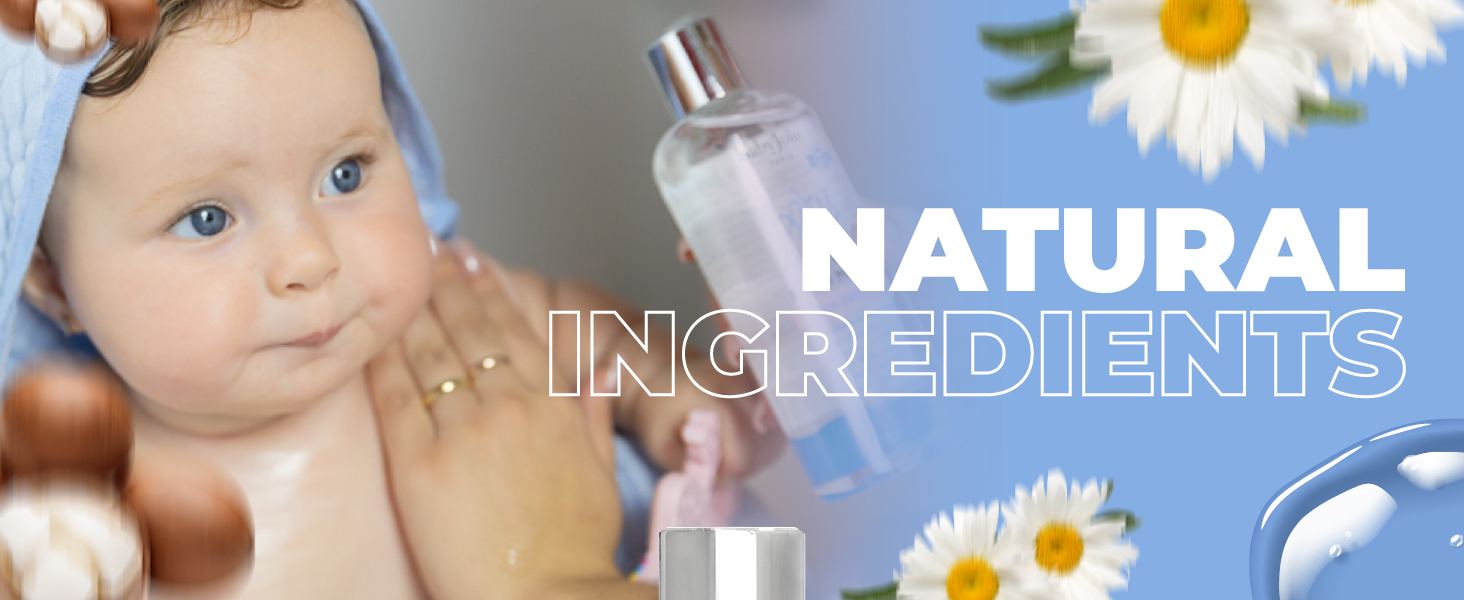 made of natural ingredients that do not harm the baby sensitive skin
