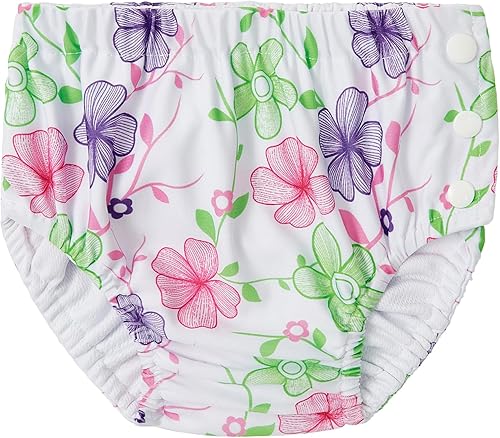 Durio 2Pcs Swim Diapers for Baby Reusable Swim Diapers Toddler Newborn Washable Swim Diapers Water Diapers Swimming 01 marine life 2T-3T - Jamouz
