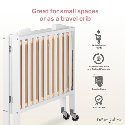 3-in-1 Folding Portable Crib, Natural, Large - Jamouz