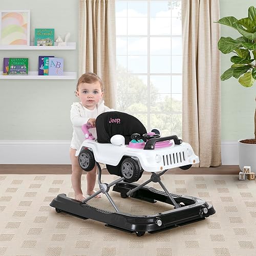Jeep Classic Wrangler 3-in-1 Grow with Me Walker by Delta Children, Red - Jamouz