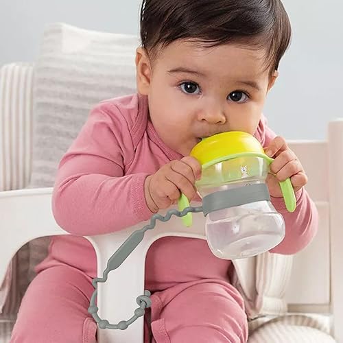 Toy Straps, Pacifier Holder Clip with Self-Adjusting Bayonet, Pure Silicone Material Without BPA; Can Be Used for Teethers, Feeding Bottles, Toys, Baby Cribs, High Chairs(Blue-3ps) - Jamouz