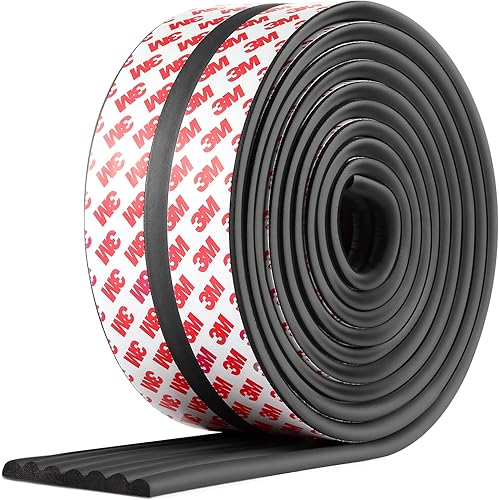 Baby Proofing Edge Corner Protector, 16.4 ft Edge Guards Padding with 3M Adhesive, Extra-Wide Soft NBR Rubber Foam Padding, Furniture,Sharp Edge Safety Corner Edge Bumper Guard-Black - Jamouz