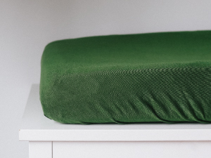 green changing pad cover