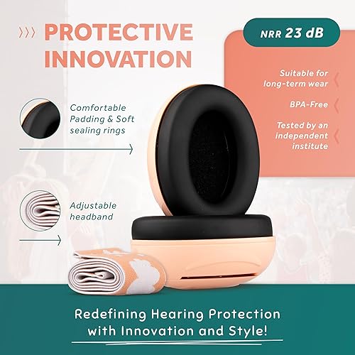 Schallwerk ® Mini+ Baby Ear Muffs – Noise Protection for Babies, Infants, Toddlers – CE & ANSI Certified Headphones - Jamouz