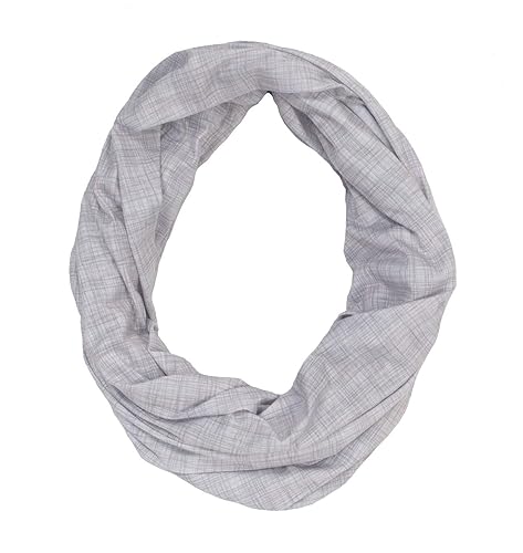 LK Baby 2pk Infinity Nursing Scarf Breastfeeding Cover Ultra Soft (Grey/Navy) - Jamouz