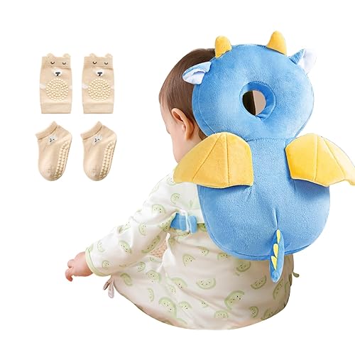 Baby Head Protector Backpack: Alarm Function,Adjustable and Ultra-Light(Bee) - Jamouz