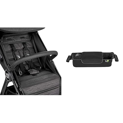 Baby Jogger City Tour 2 Belly bar, Black with Baby Jogger Parent Stroller Console, Black - Jamouz